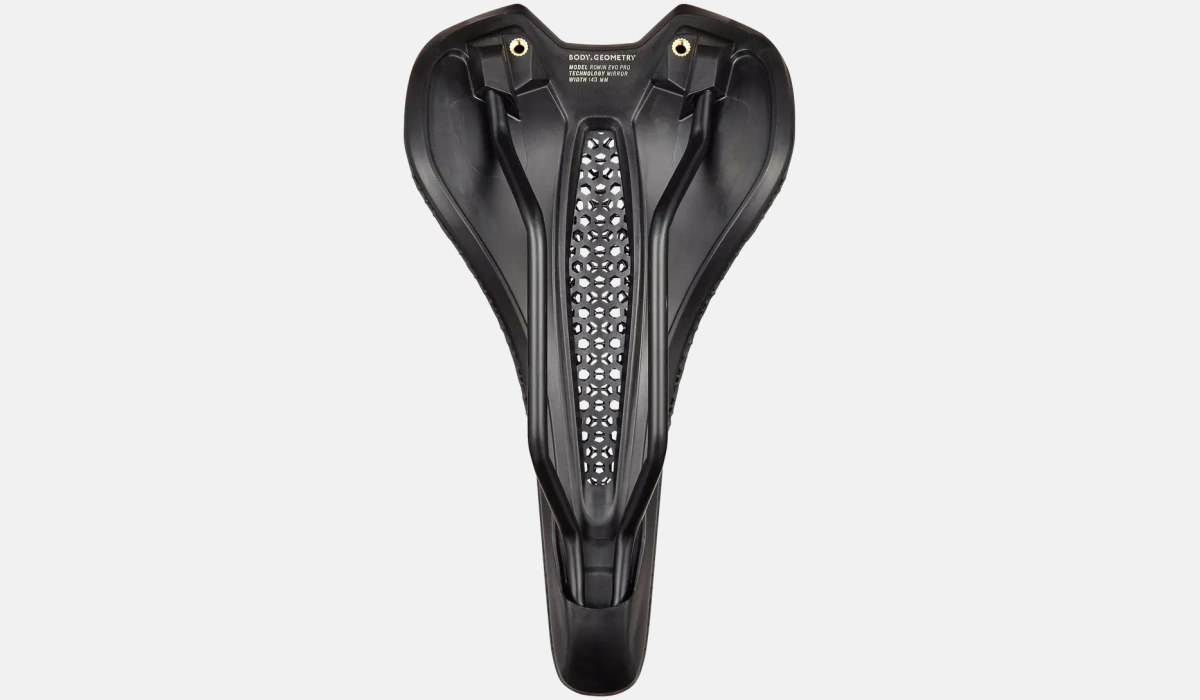 27123 710 SDDL ROMIN EVO PRO MIRROR SADDLE BLK 143 BOTTOM