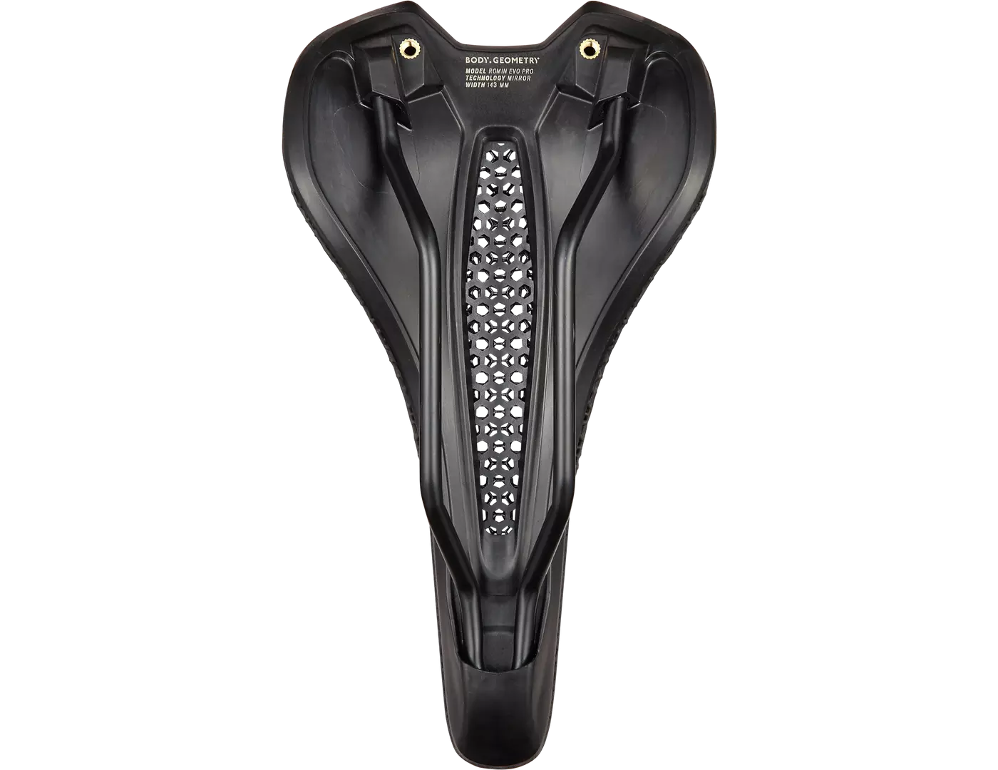 27123 710 SDDL ROMIN EVO PRO MIRROR SADDLE BLK 143 BOTTOM