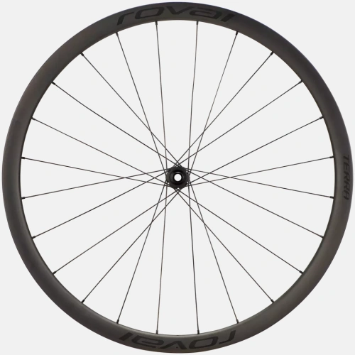 30020 520 WHL TERRA CL SATIN CARBON GLOSS BLK 700C FRONT SIDE