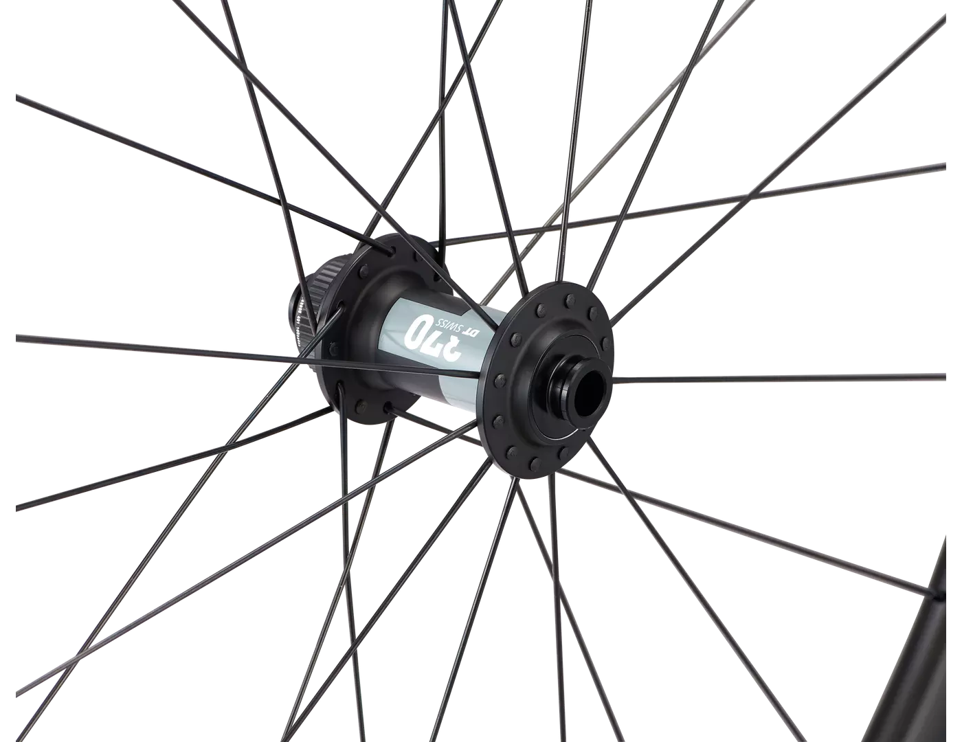 30021 490 WHL TERRA C SATIN CARBON SATIN BLK 700C FRONT HUB