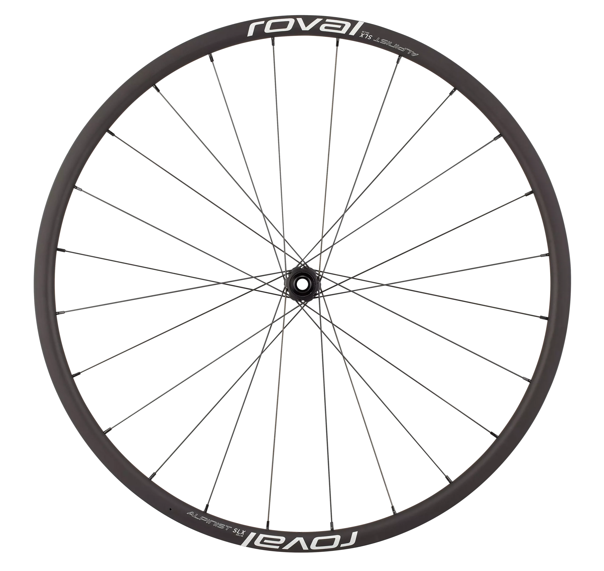 30023 300 WHL ALPINIST SLX DISC FRONT BLK CHAR 700C FRONT SIDE scaled