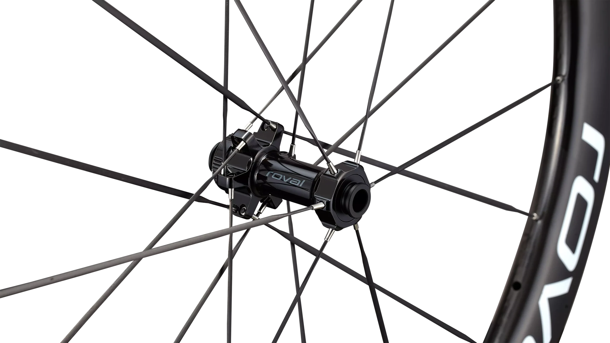 30026 650 WHL RAPIDE CLX III 700C FRONT GLOSS CARBON GLOSS FRONT HUB scaled