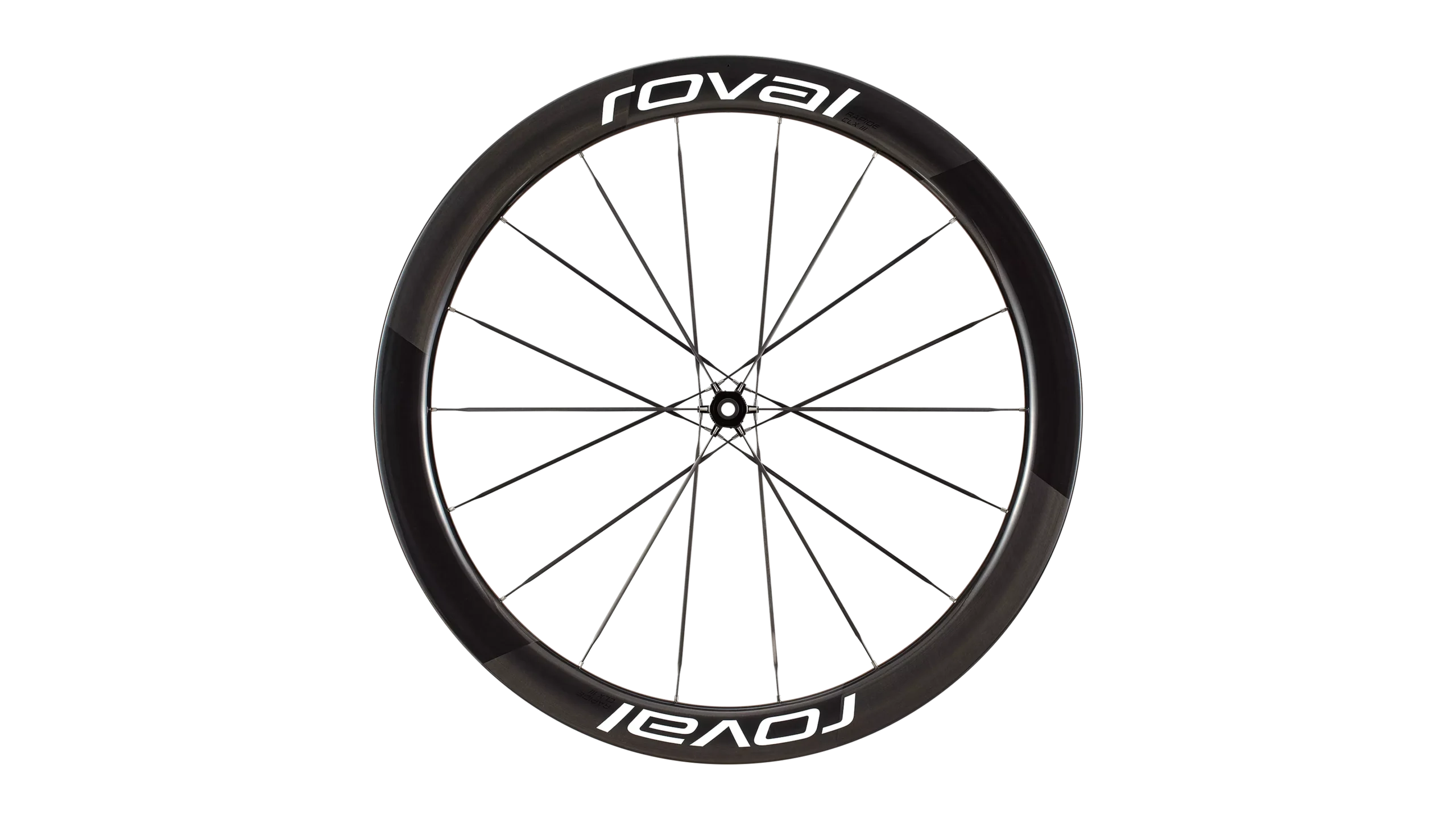 30026 650 WHL RAPIDE CLX III 700C FRONT GLOSS CARBON GLOSS FRONT SIDE scaled