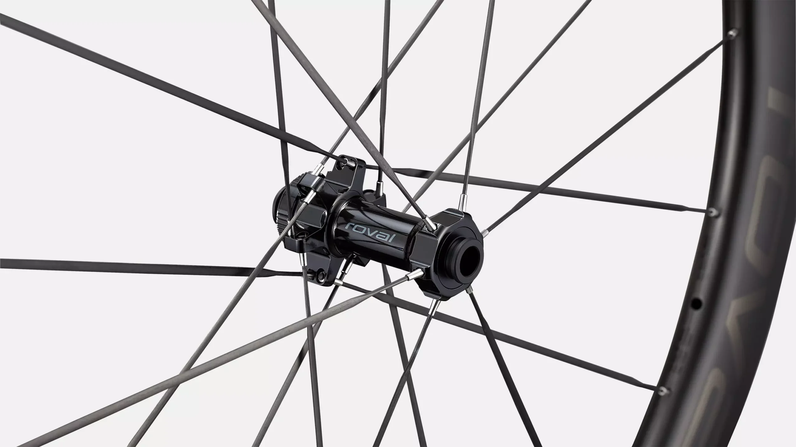 30026 651 WHL RAPIDE CLX III 700C FRONT SATIN CARBON GLOSS FRONT HUB scaled