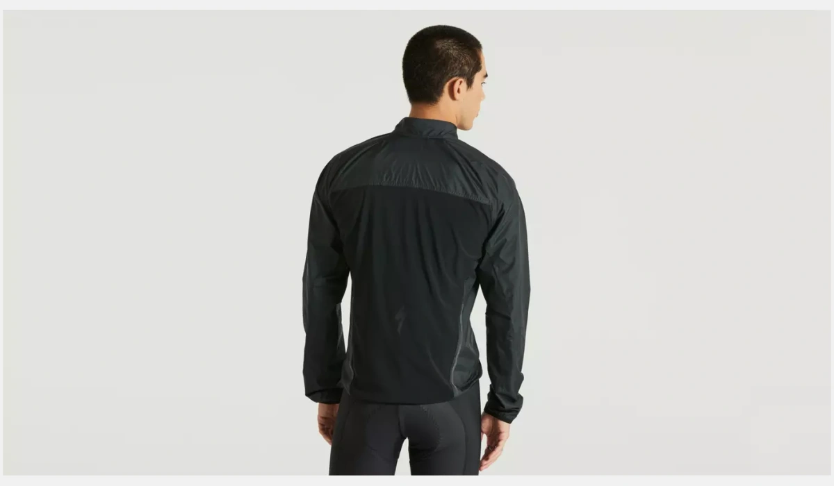 64421 690 APP RACE SERIES WIND JACKET MEN BLK M BACK