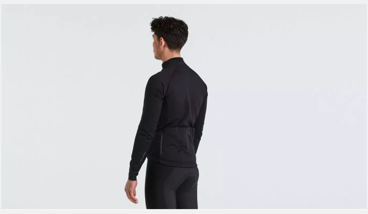 64422 340 APP SL PRO SOFTSHELL JACKET MEN BLK M REAR 3 4