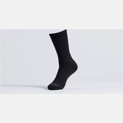 64722 340 APP PRIMALOFT LIGHTWEIGHT TALL LOGO SOCK BLK 2