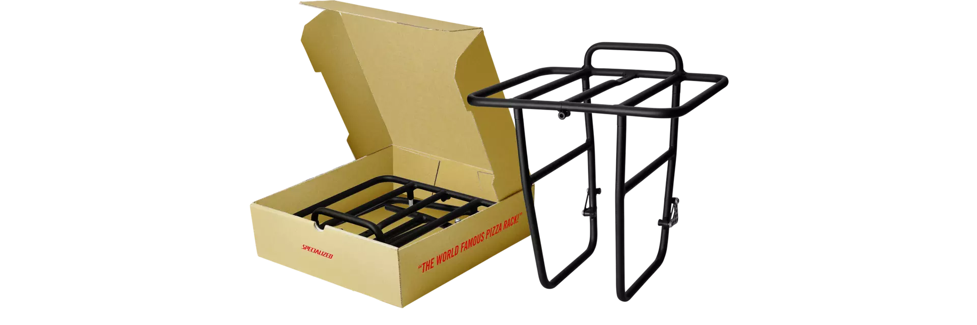 98916 5520 CMPNT SPECIALIZED PIZZA FRONT RACK 700C BLK