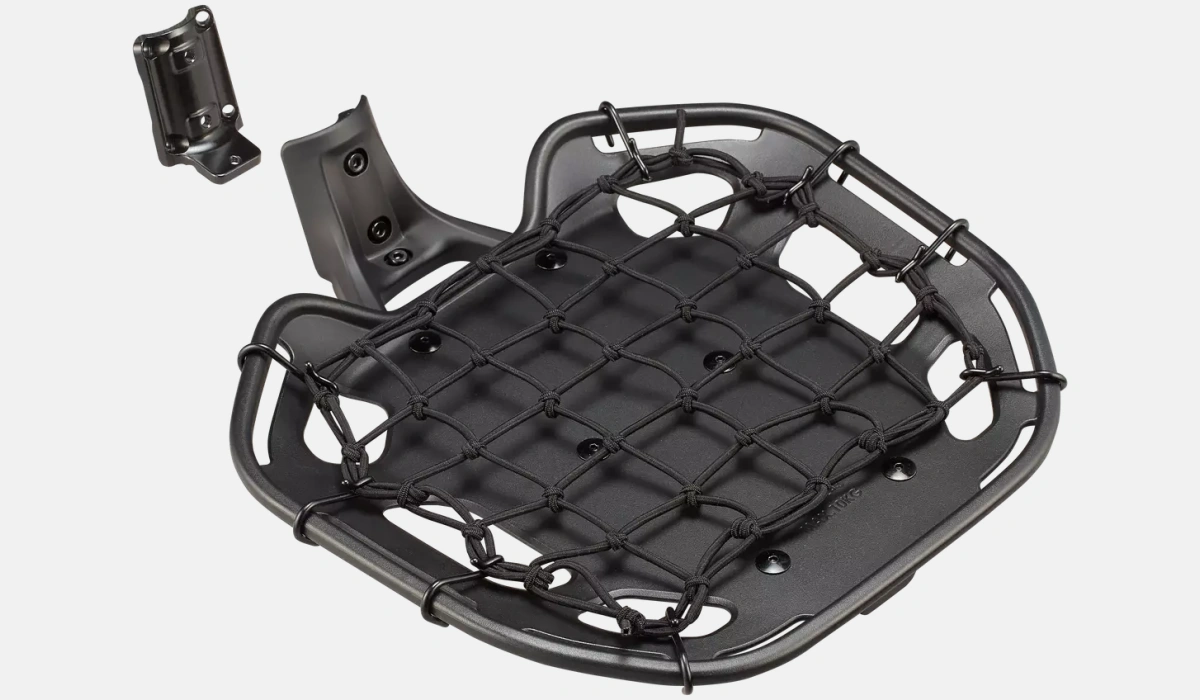 98922 560 CMPNT TURBO FRONT RACK W PLATE BLK HERO