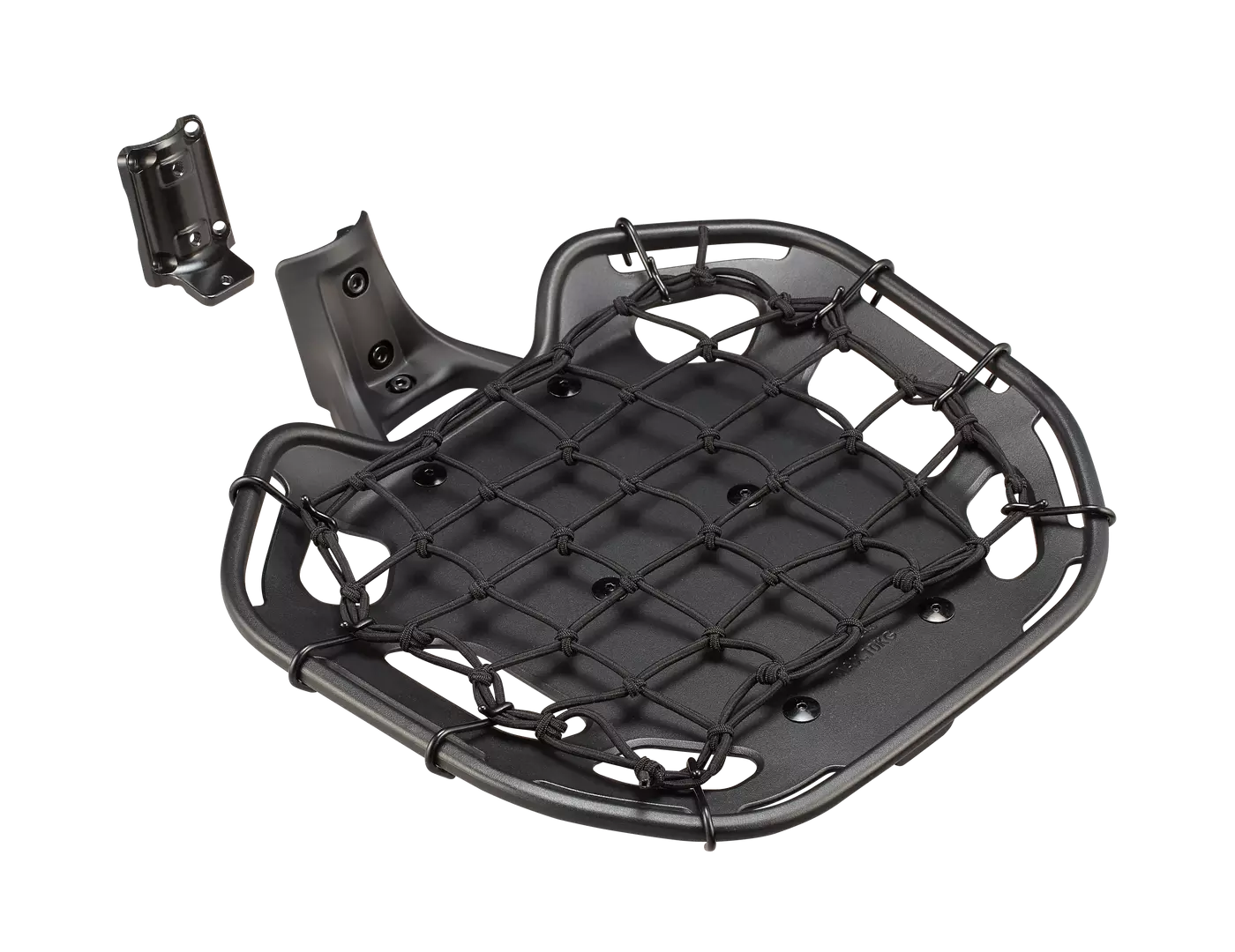 98922 560 CMPNT TURBO FRONT RACK W PLATE BLK HERO