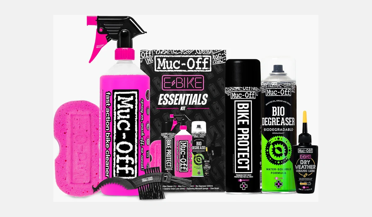 Kit Muc-Off eBike Essentials – Nettoyage, protection et lubr