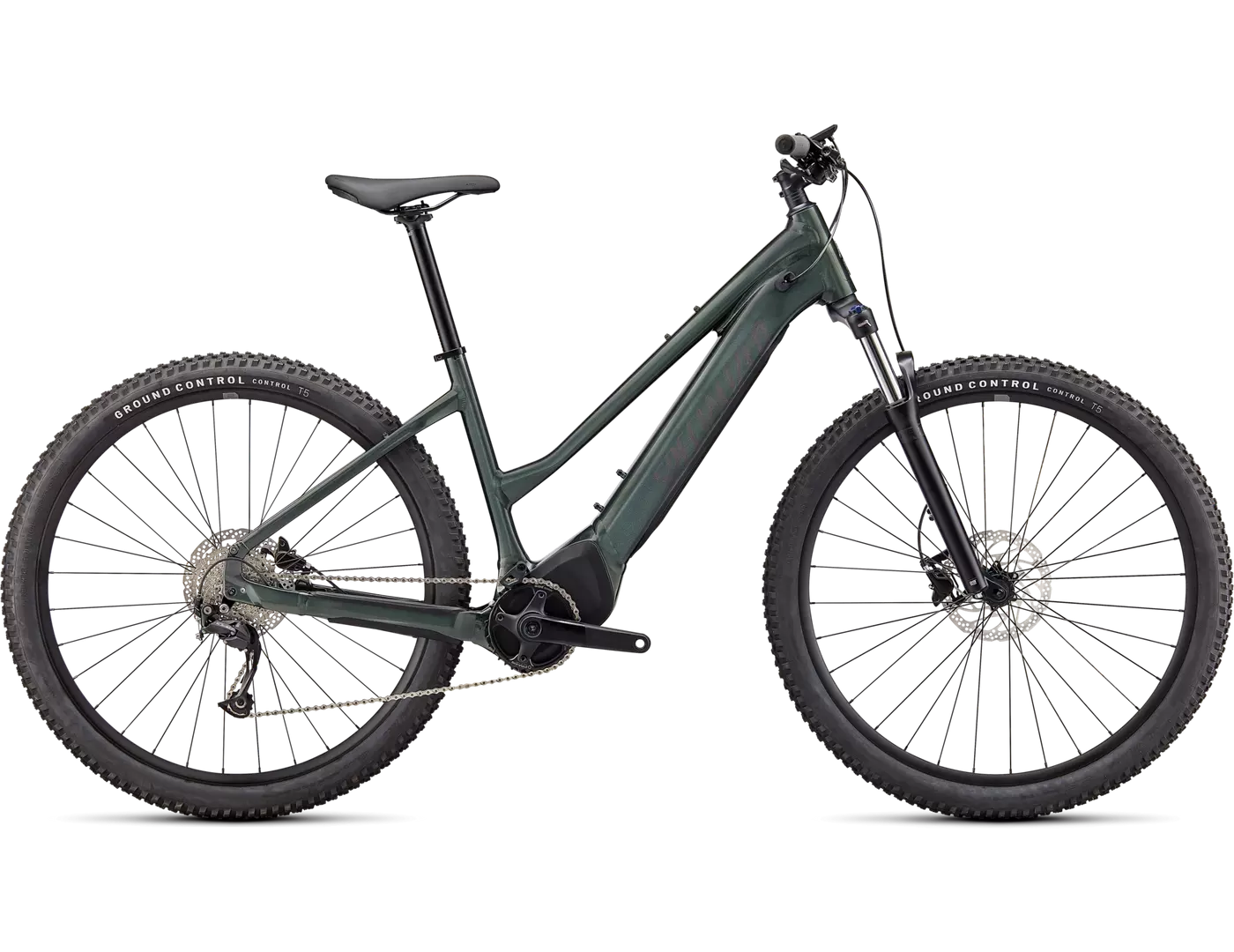 turbo tero 3 0 step through oak green metallic smoke 1