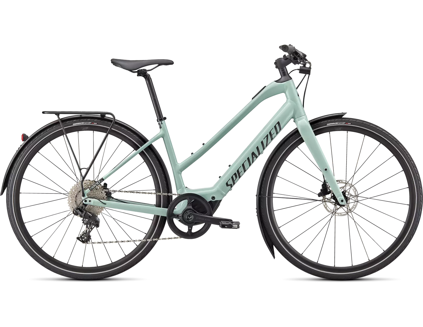 turbo vado sl 4 0 step through eq white sage black reflective 1