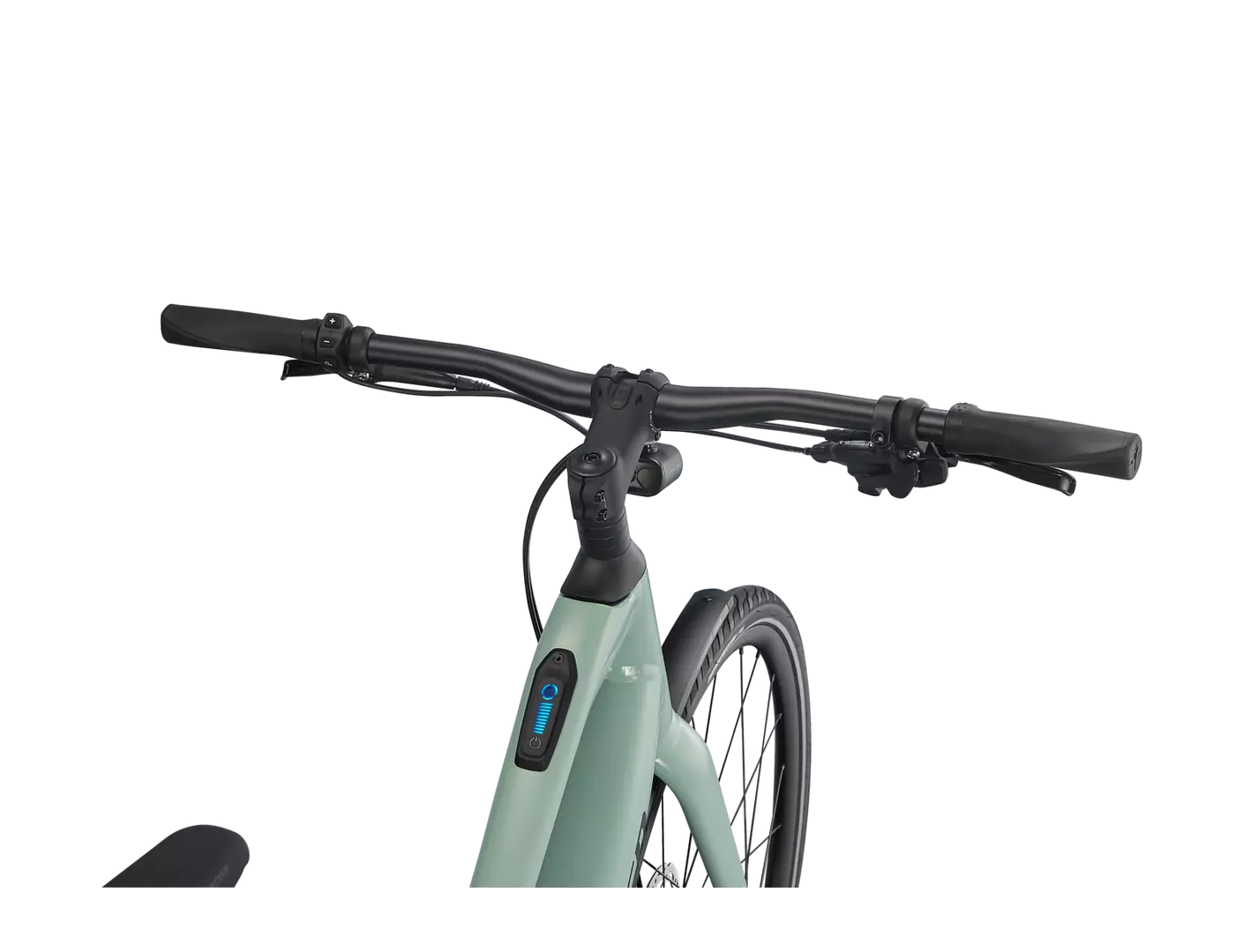 turbo vado sl 4 0 step through eq white sage black reflective 5