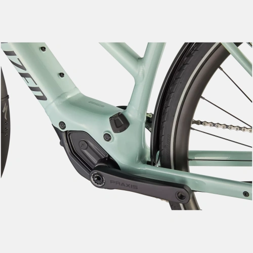 turbo vado sl 4 0 step through eq white sage black reflective 7